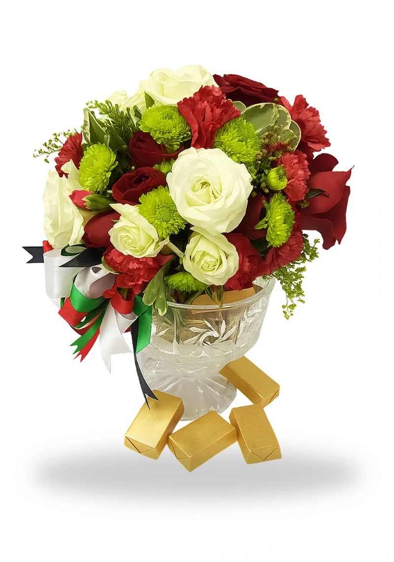 Special Flowers and Chocolate Jar
